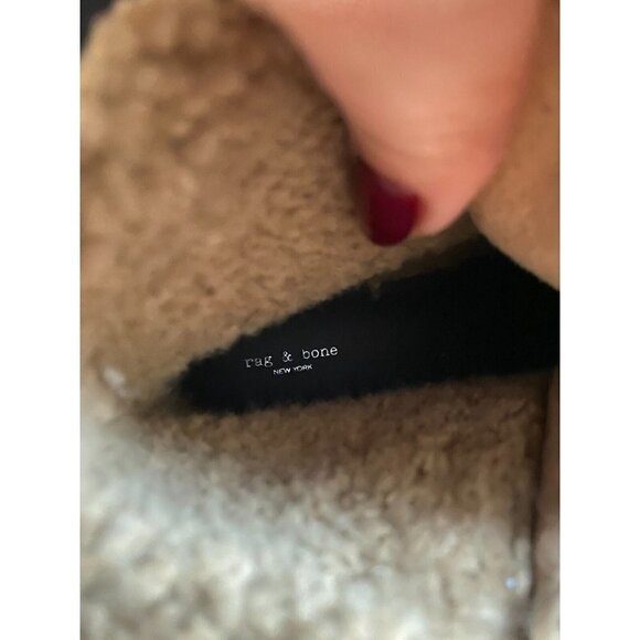 Rag & Bone "Quest" camel lace up suede ankle boot sz 36 NEW - Picture 6 of 9